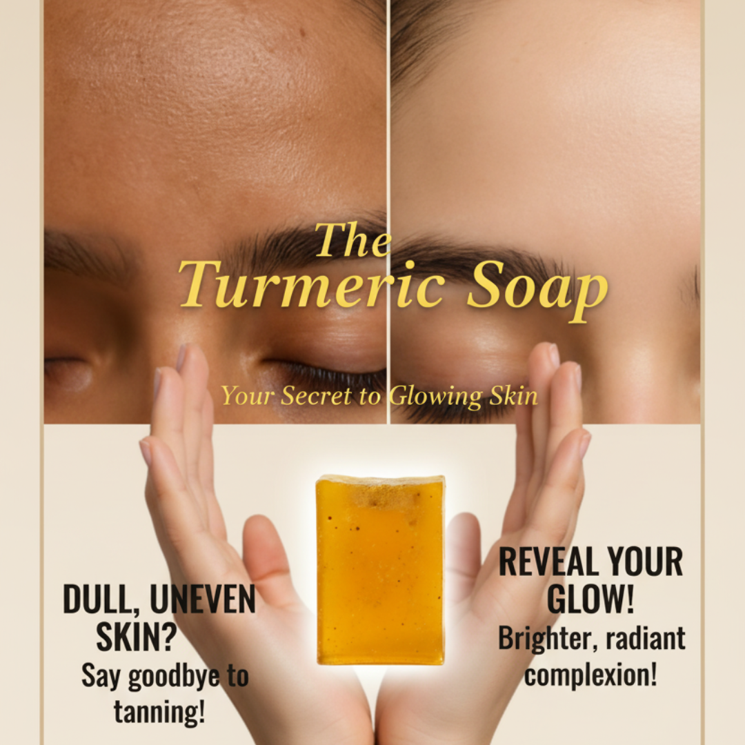 Turmeric Glow Soap – Radiance & Tan Care Bar