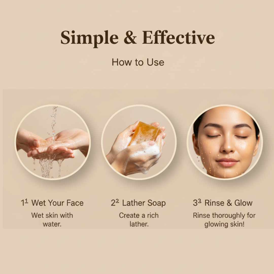 Turmeric Glow Soap – Radiance & Tan Care Bar