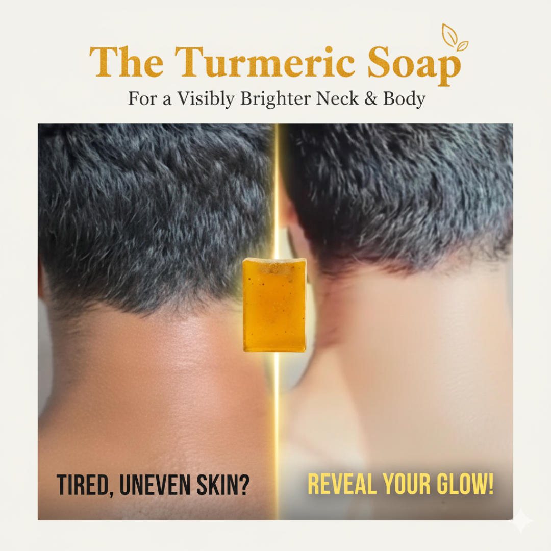 Turmeric Glow Soap – Radiance & Tan Care Bar